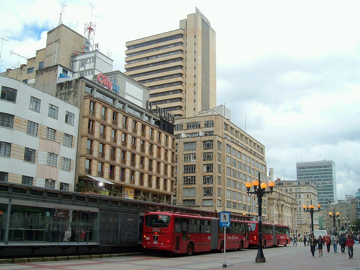 Une station de TransMilenio.