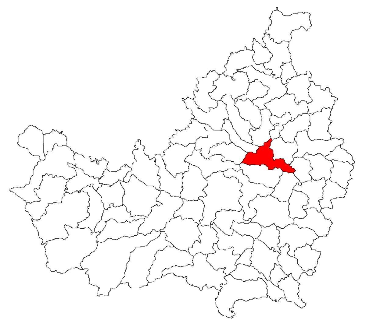 Localisation de Bonţida