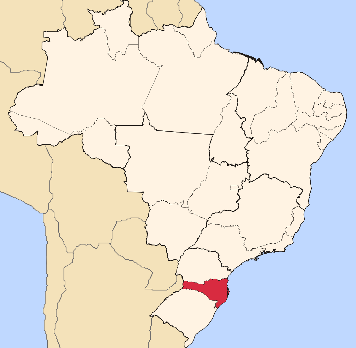 Liste des villes de l'État de Santa Catarina