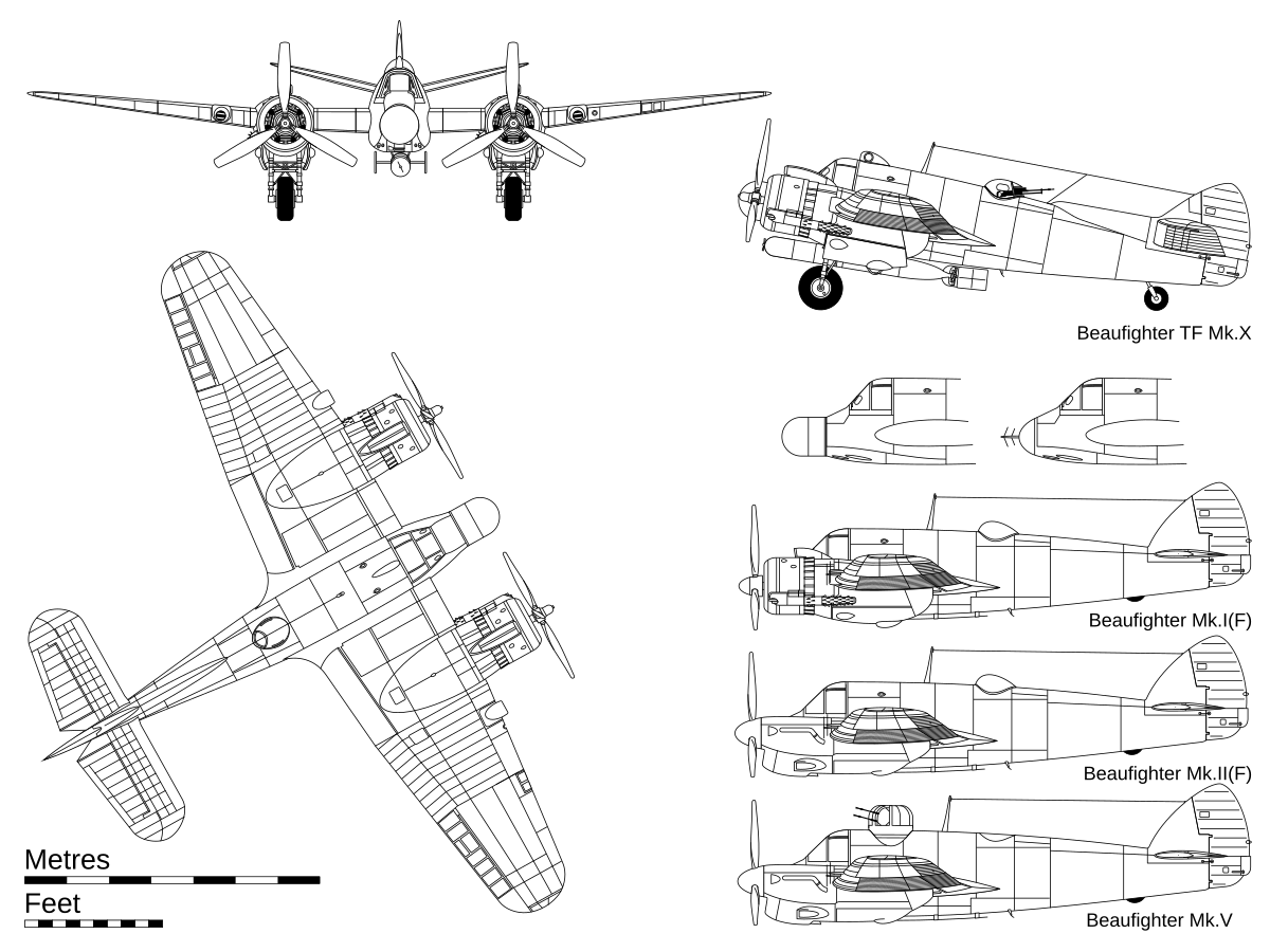 Bristol Beaufighter.svg