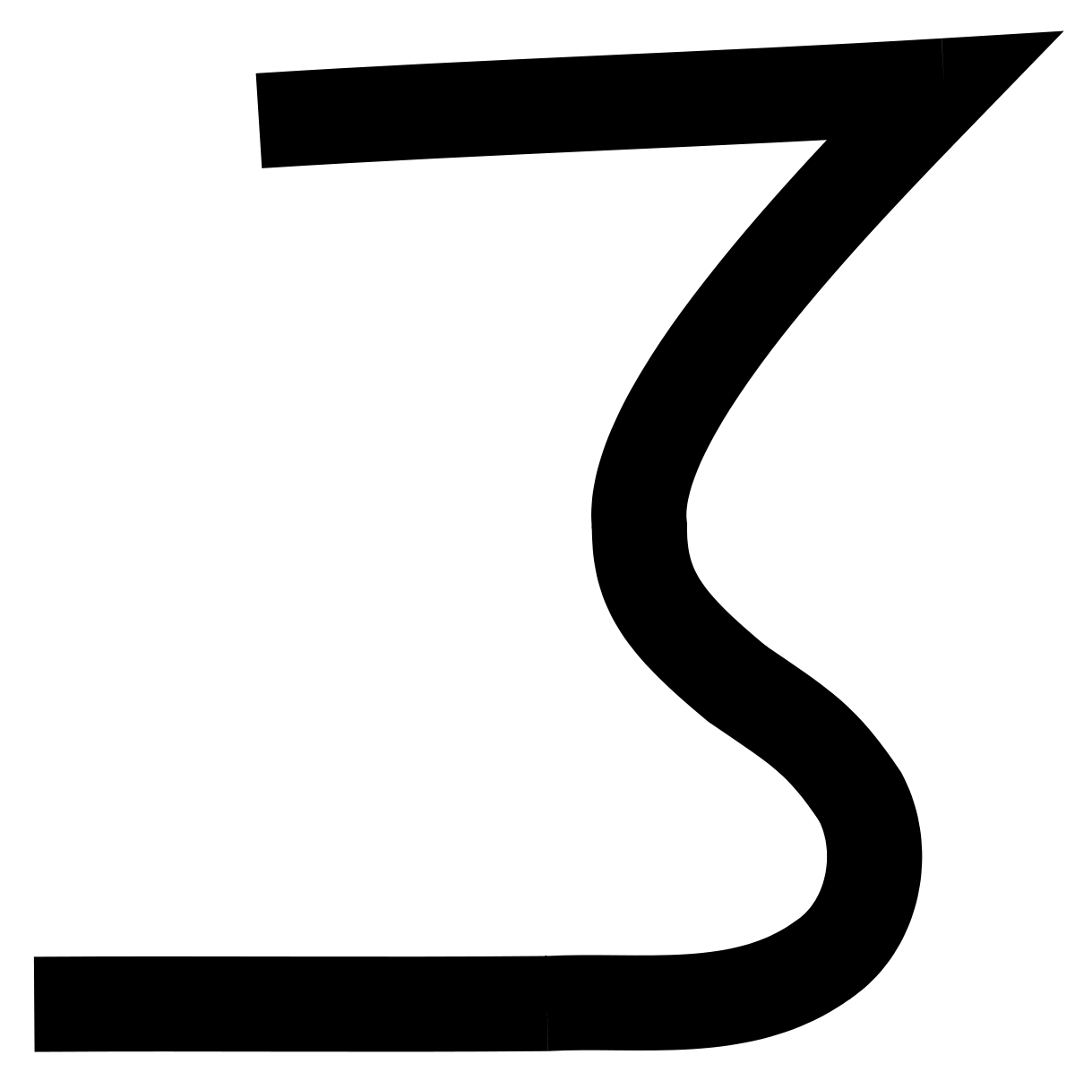 Symbole du bulbe d'étrave.