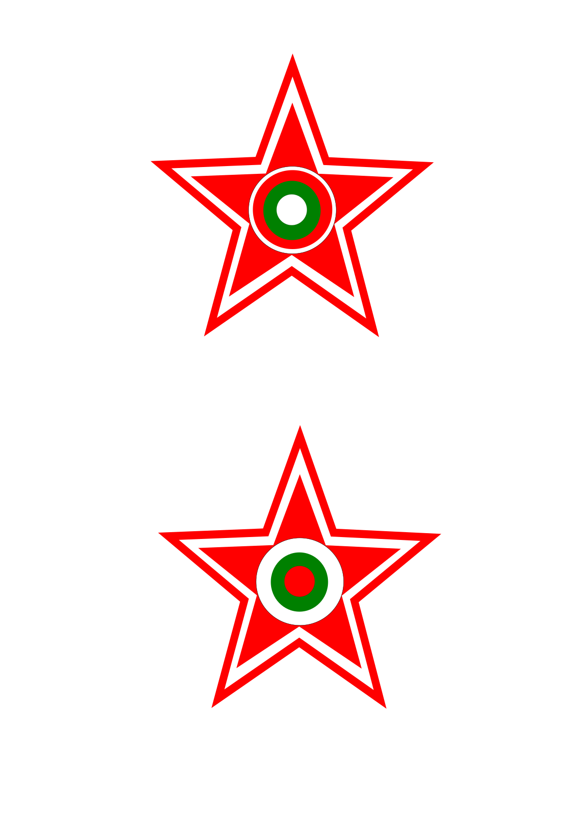 Bulgarie ancienne cocardes.svg