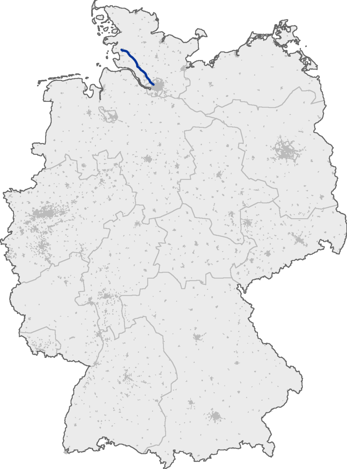Verlauf der A 23