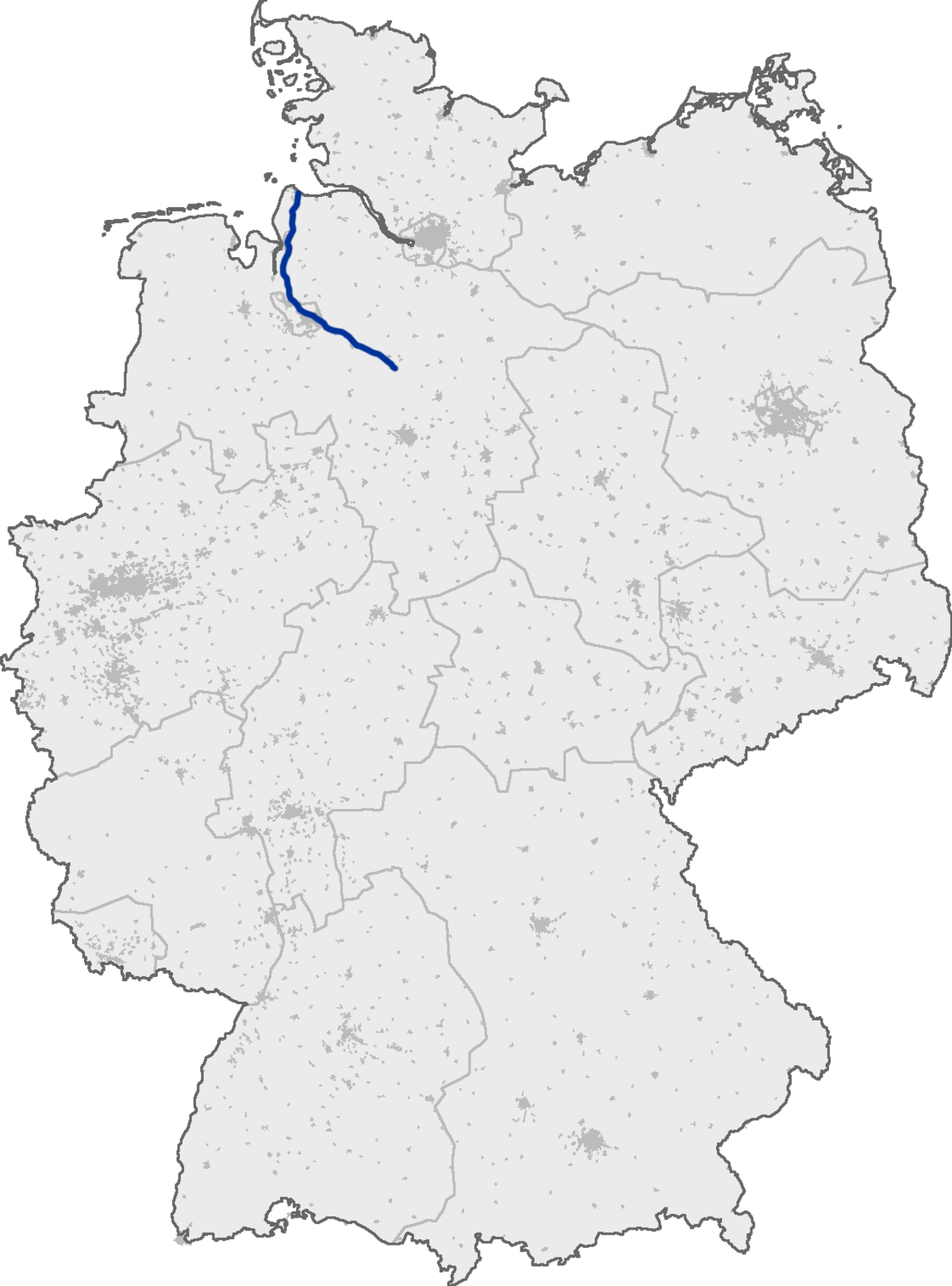 Verlauf der A 27