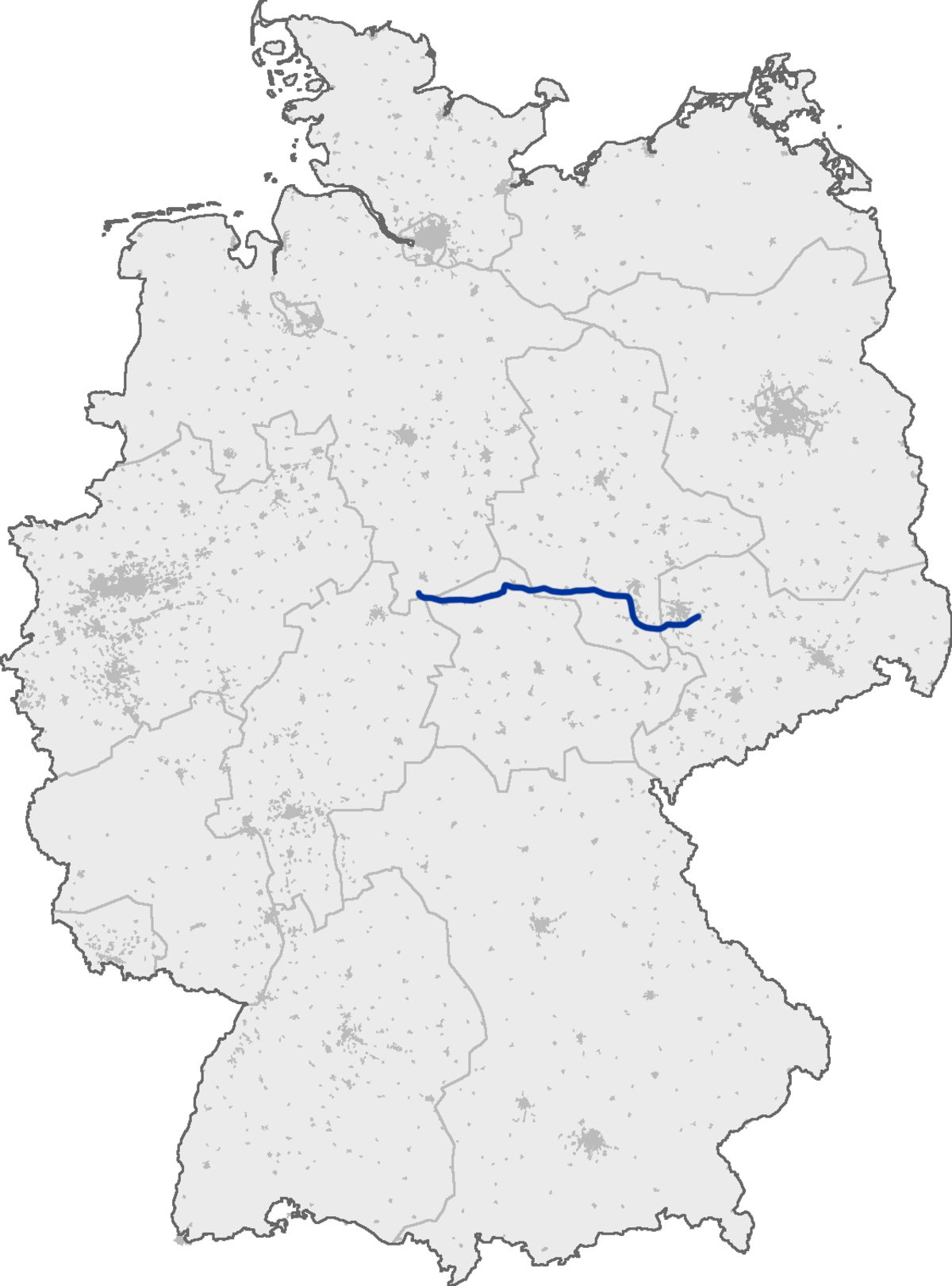 Verlauf der A 38
