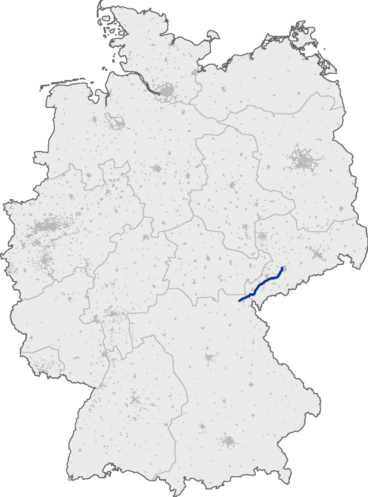 Verlauf der A 72
