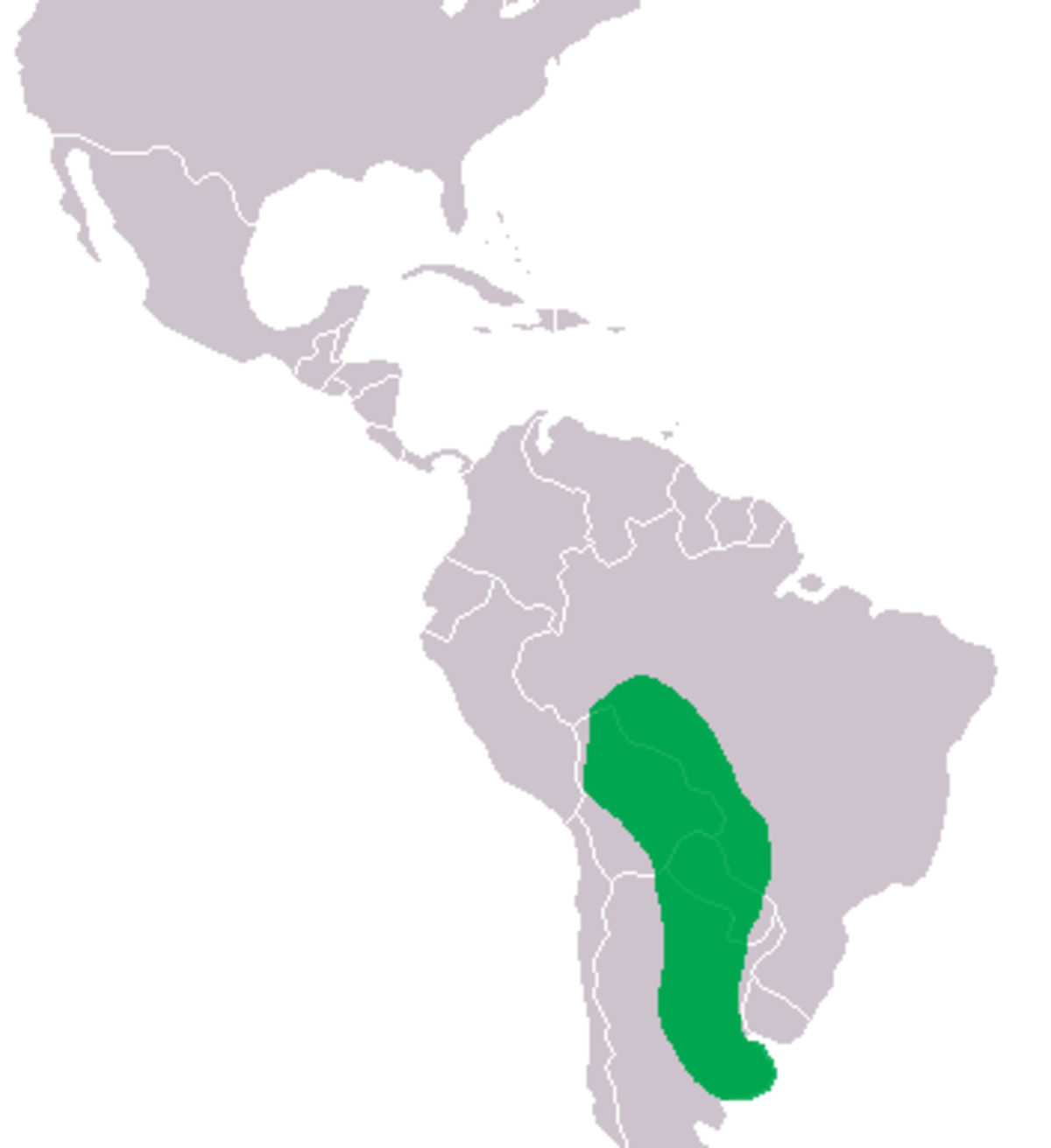 Caiman yacare Distribution.png