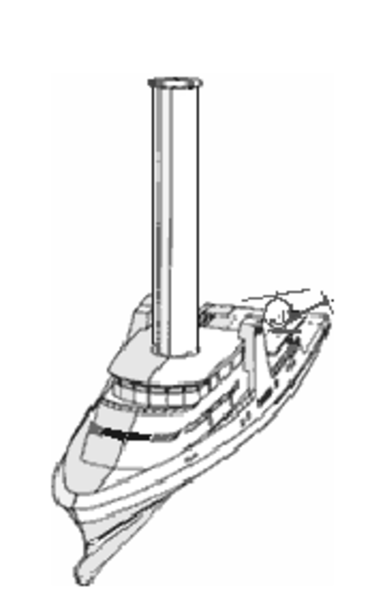 Dessin de la Calypso II.