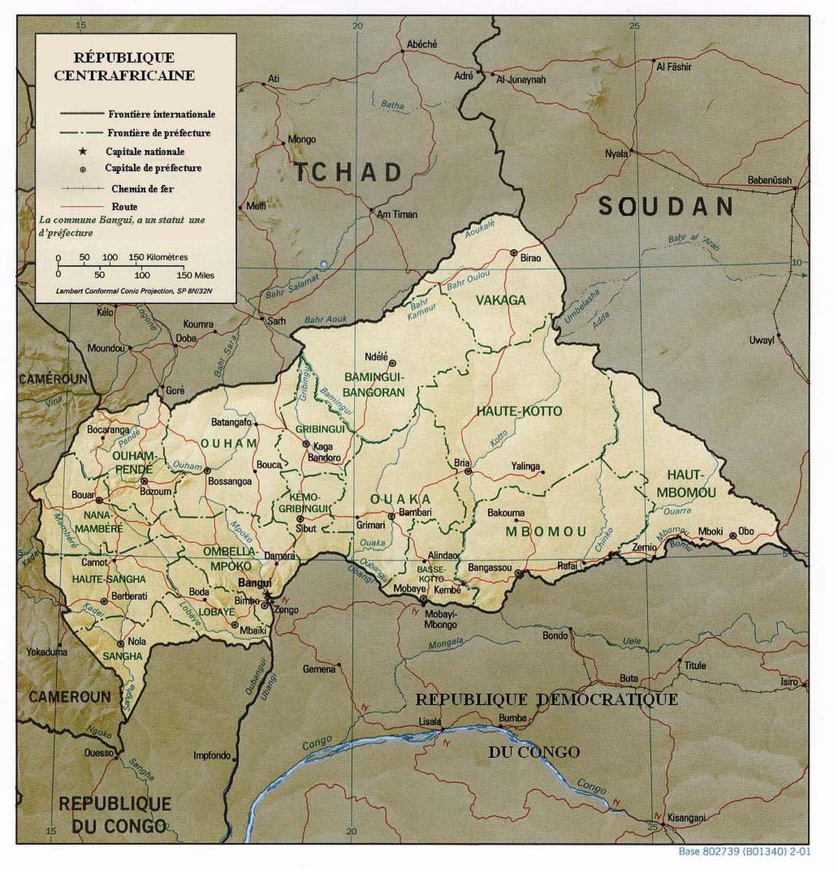 Géographie de la République centrafricaine