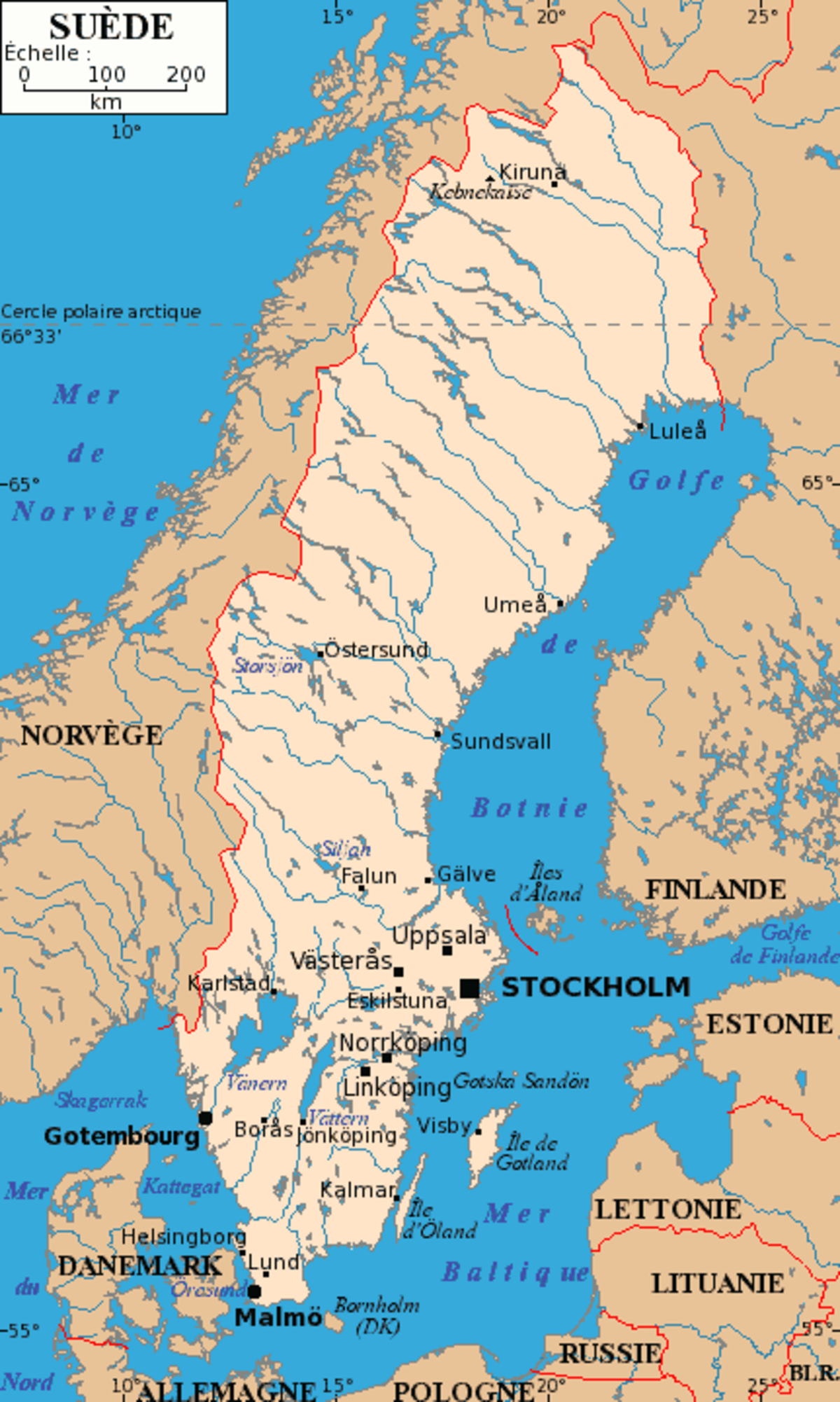 Géographie de la Suède
