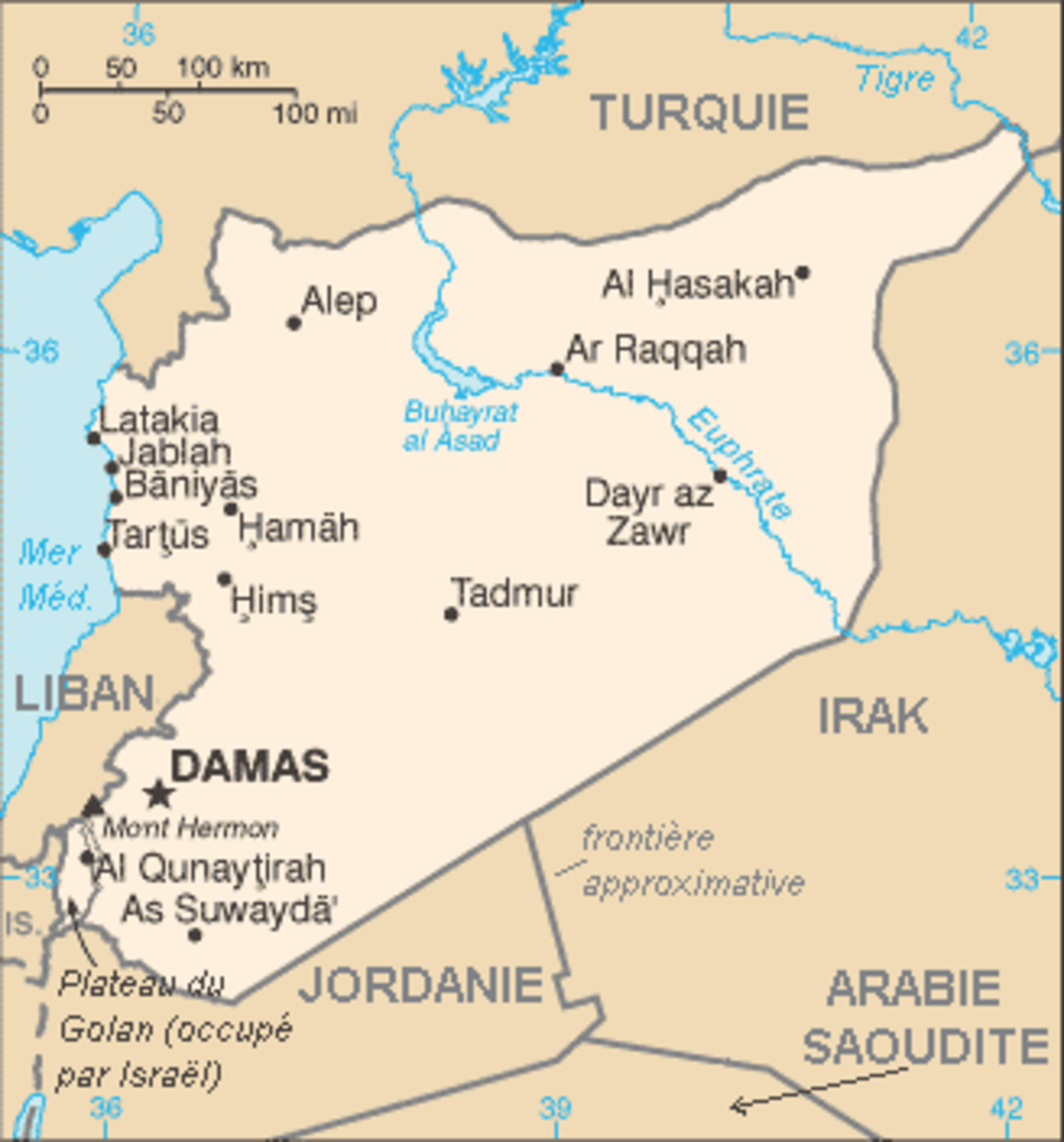 Géographie de la Syrie