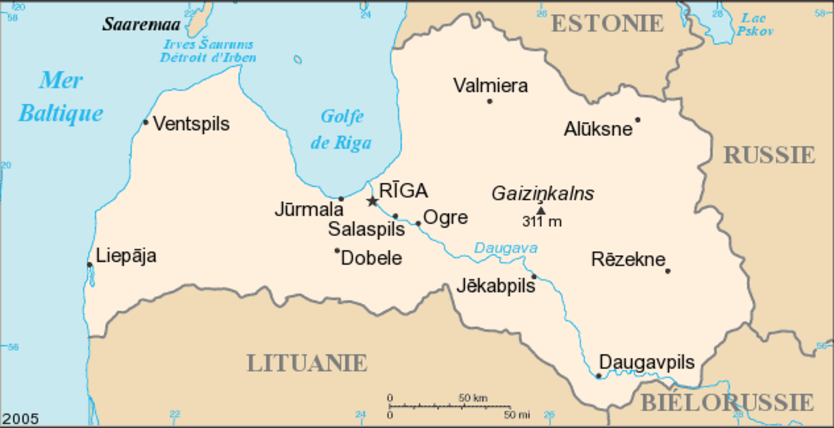 Géographie de la Lettonie