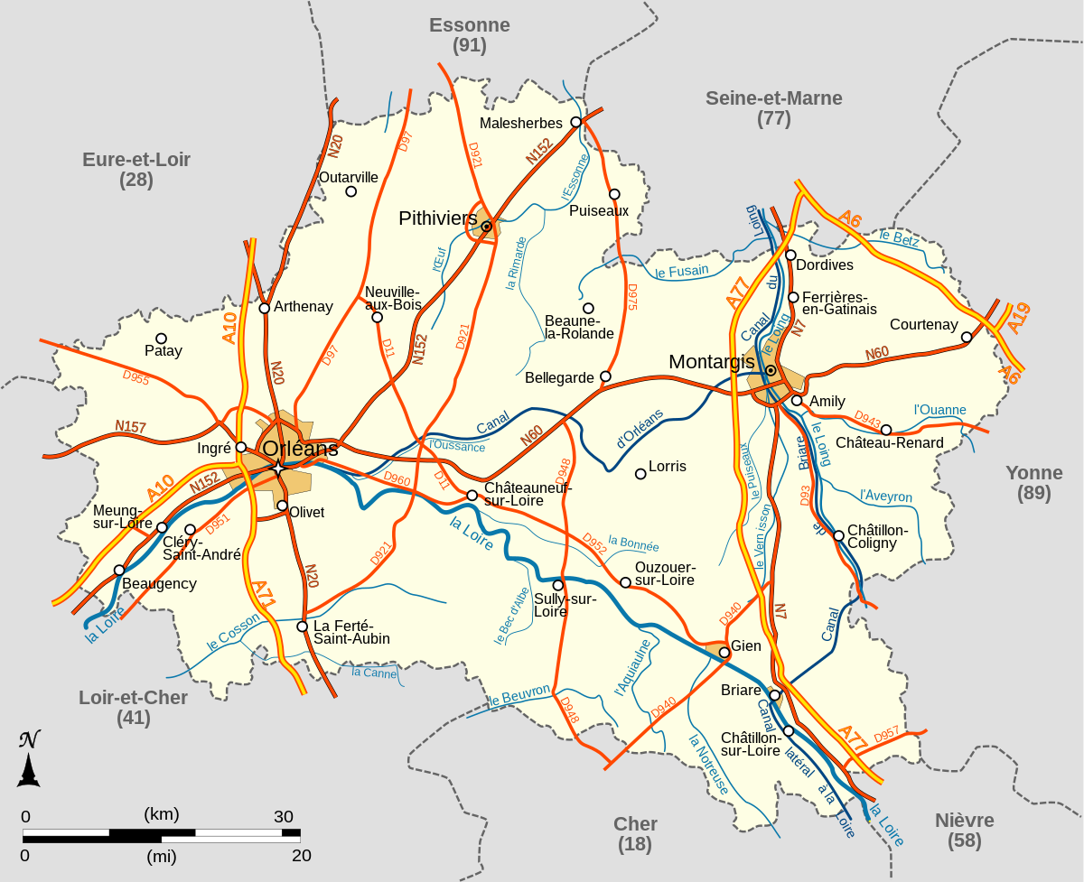 Géographie du Loiret