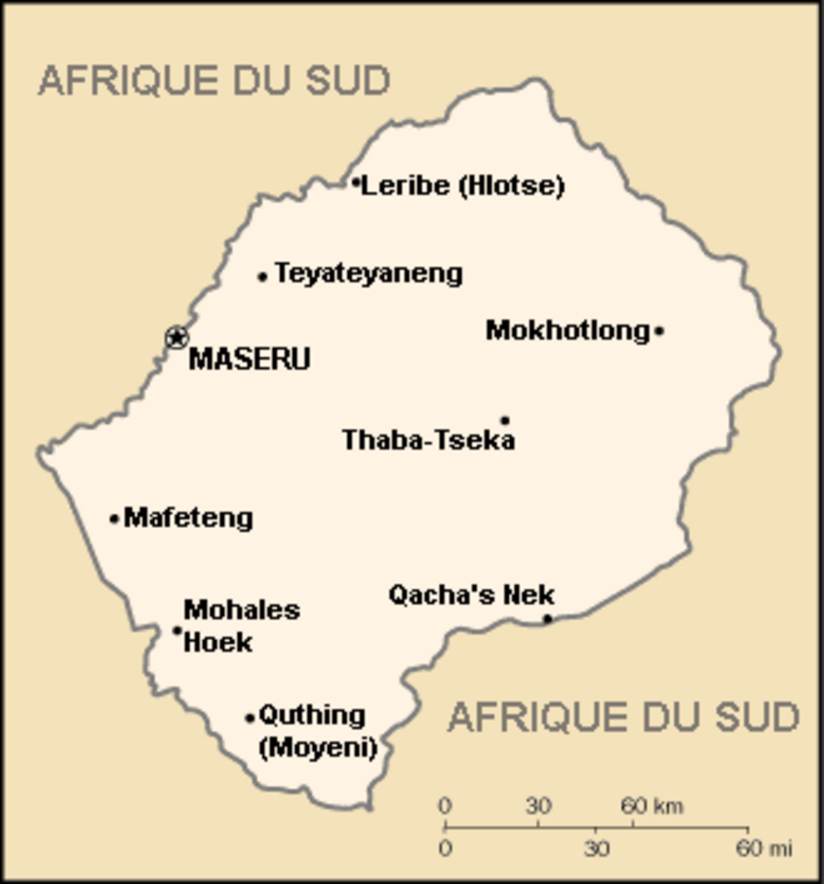 Géographie du Lesotho