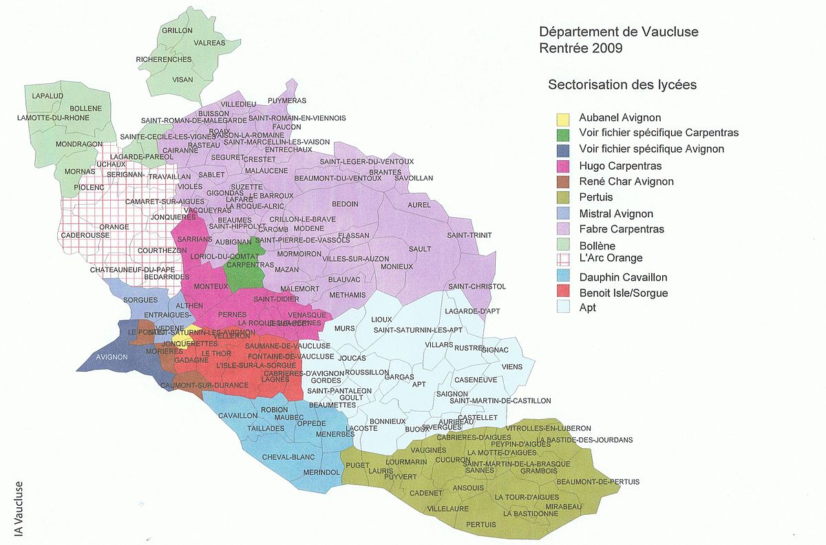 Éducation en Vaucluse