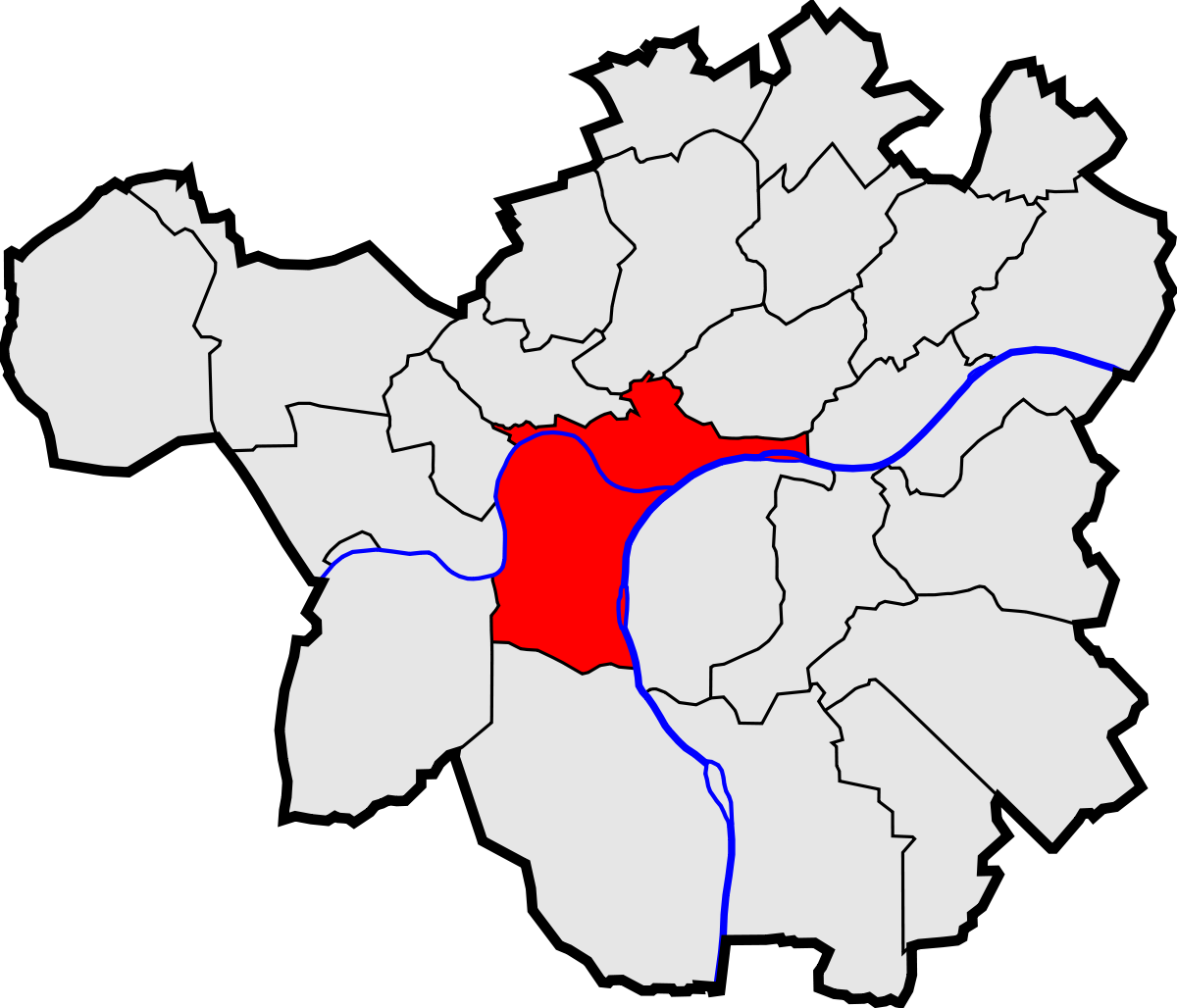 Localisation de la ville de Namur dans la commune