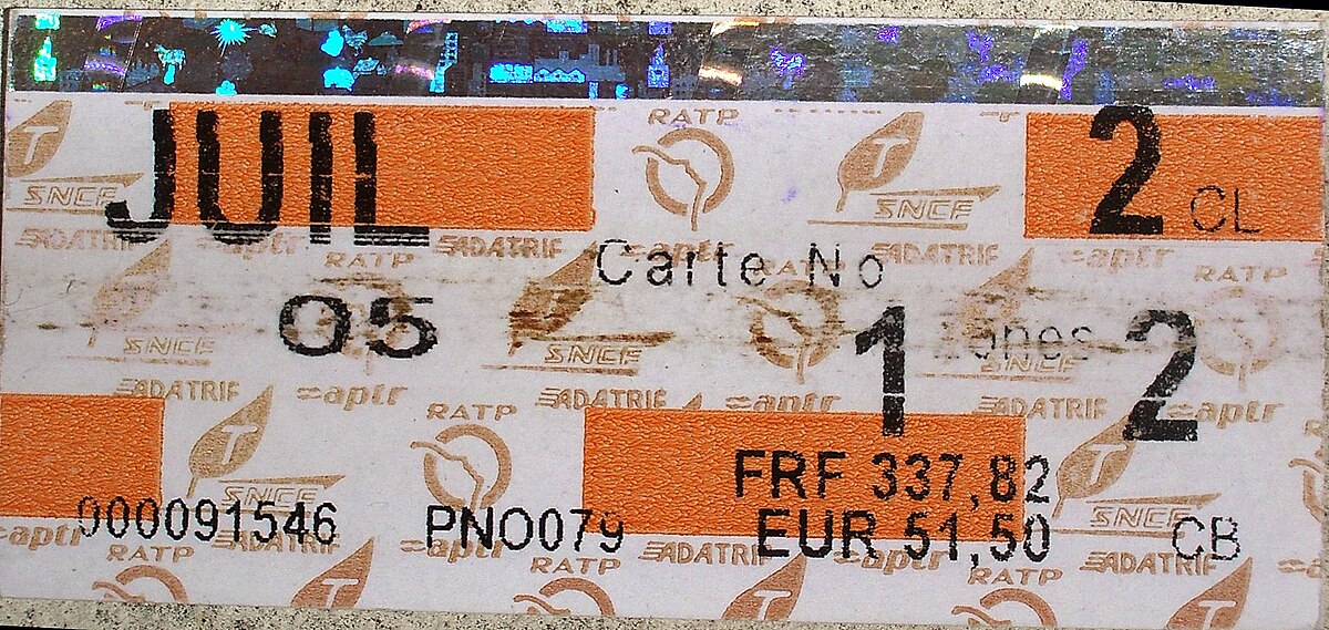 Carte Orange