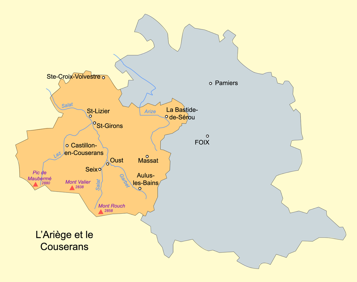 (Voir situation sur carte : Ariège)