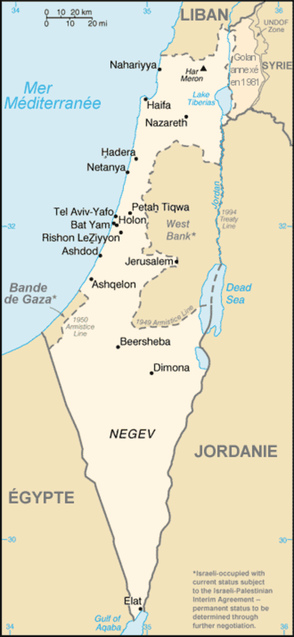 Géographie d'Israël