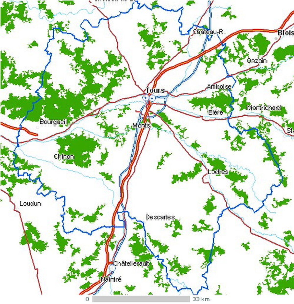Géographie d'Indre-et-Loire