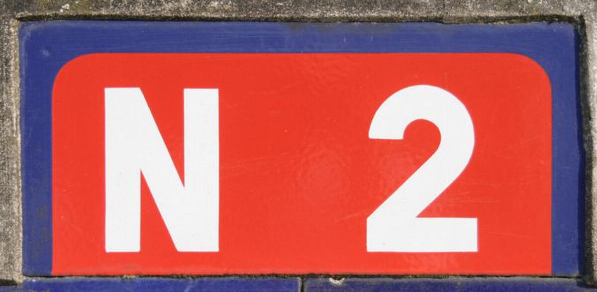 Photographie de la route N 2