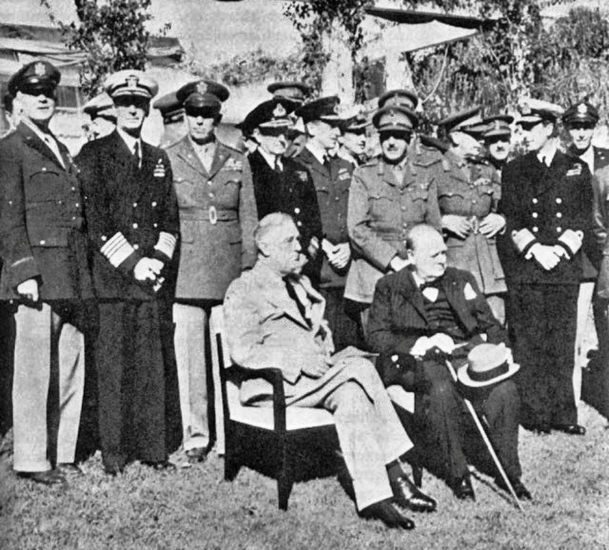 Conférence de Casablanca (1943), Président Roosevelt et Premier ministre Churchill.