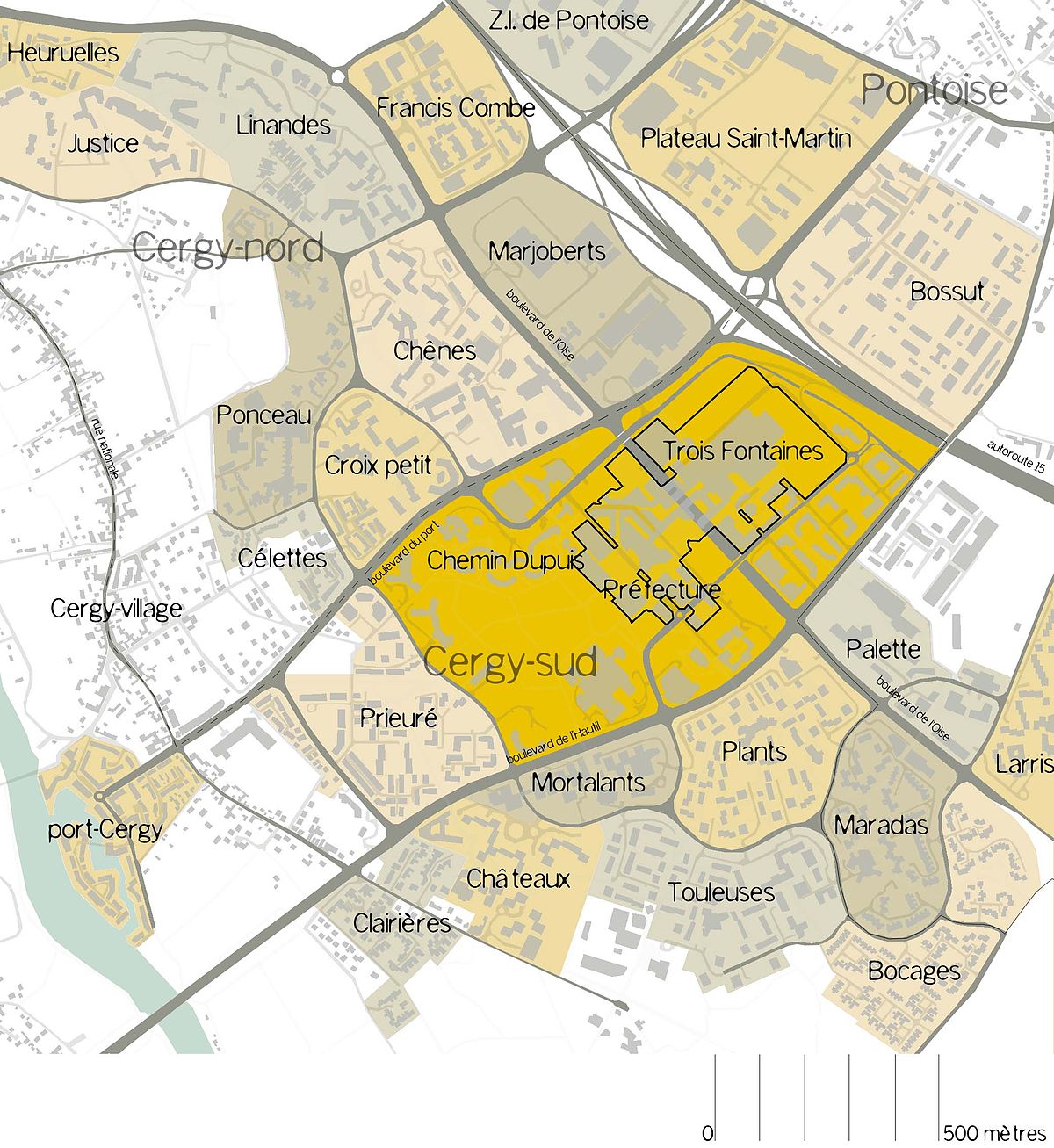 Cergy-Préfecture (urbanisme)