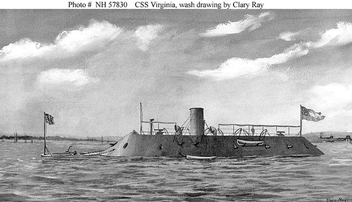 Le CSS Virginia, ex-Merrimack.
