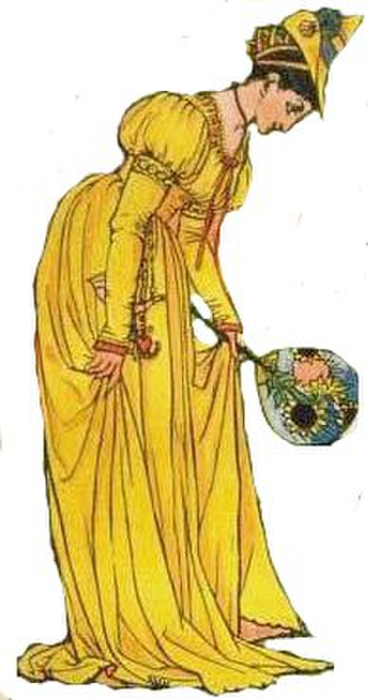 Illustration de la princesse par Walter Crane.
