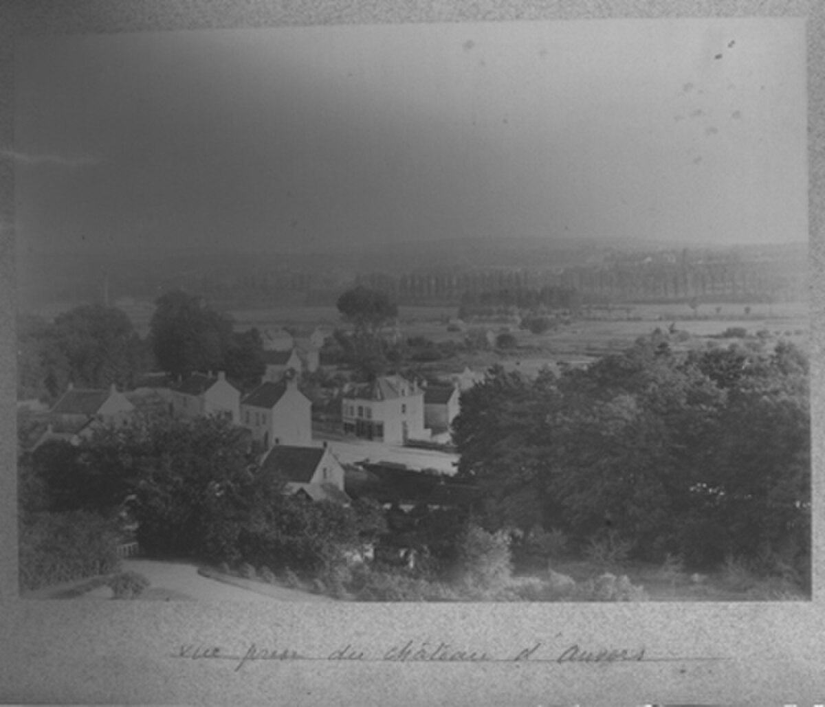 Vue du village à la fin du 19ème siècle