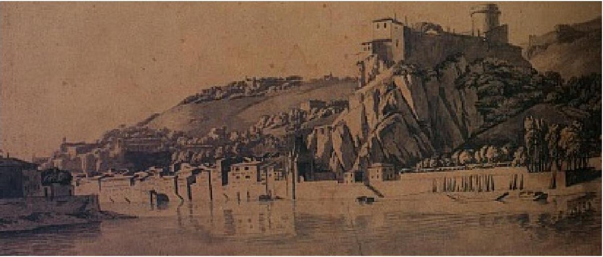 le Château dominant la Saône