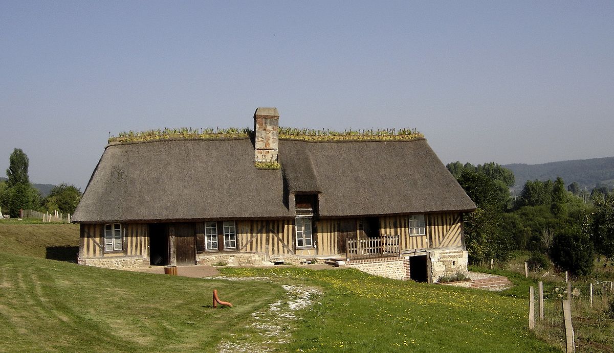 Chaumière à Saint-Sulpice de Graimbouville (Eure)