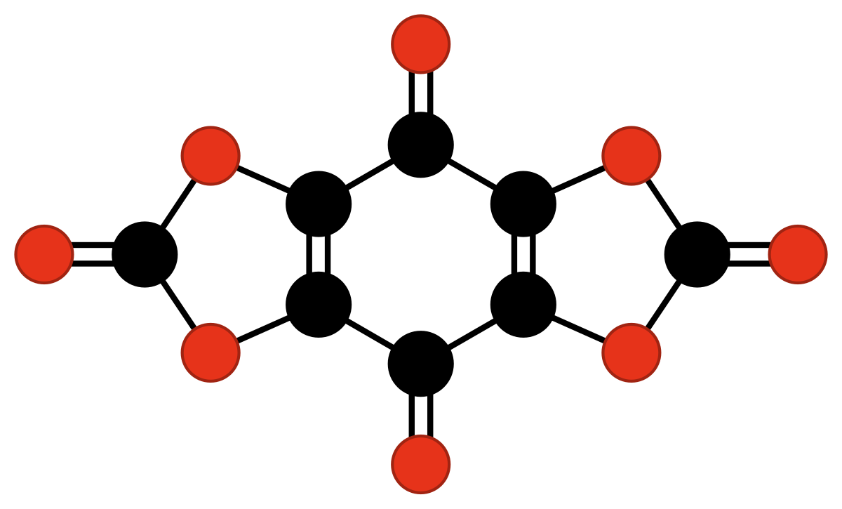 Chemfm tetrahydroxy 1 4 benzoquinone biscarbonate.svg