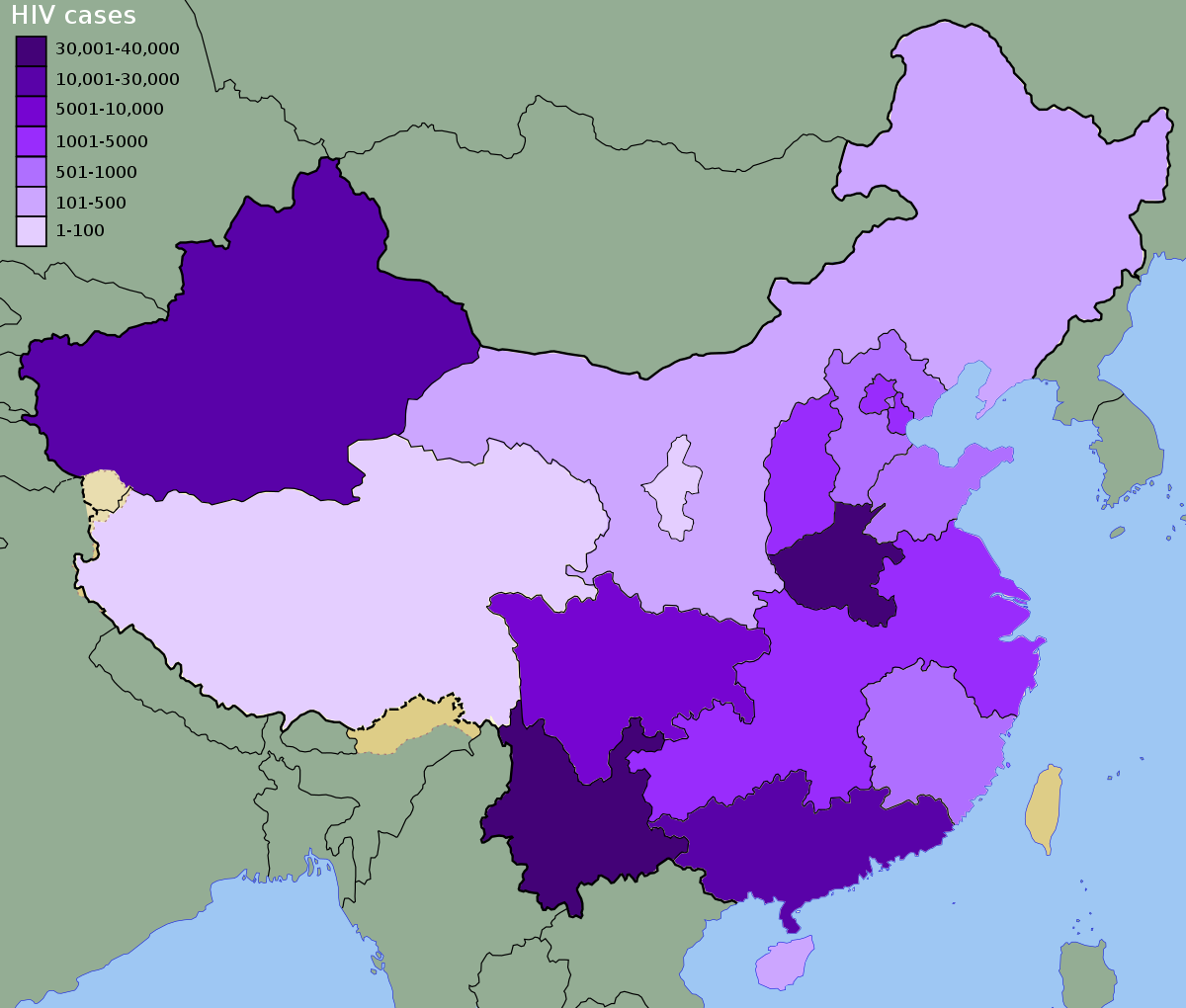 Sida en République populaire de Chine