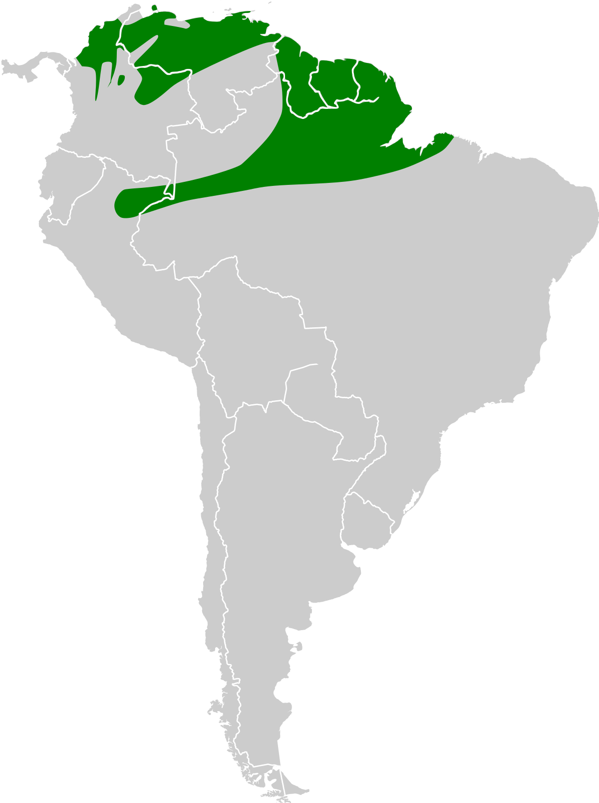 Chrysomus icterocephalus map.svg