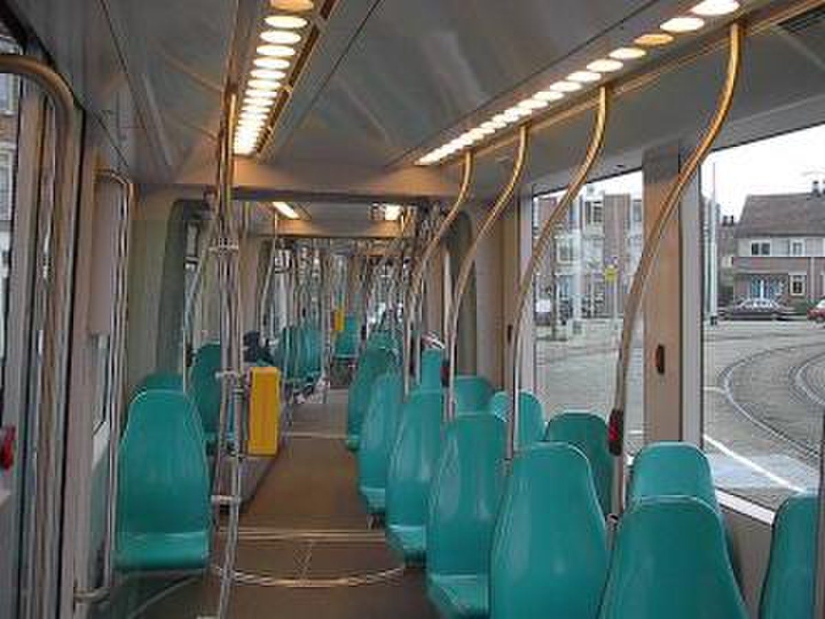 Interieur d'un Citadis à Rotterdam