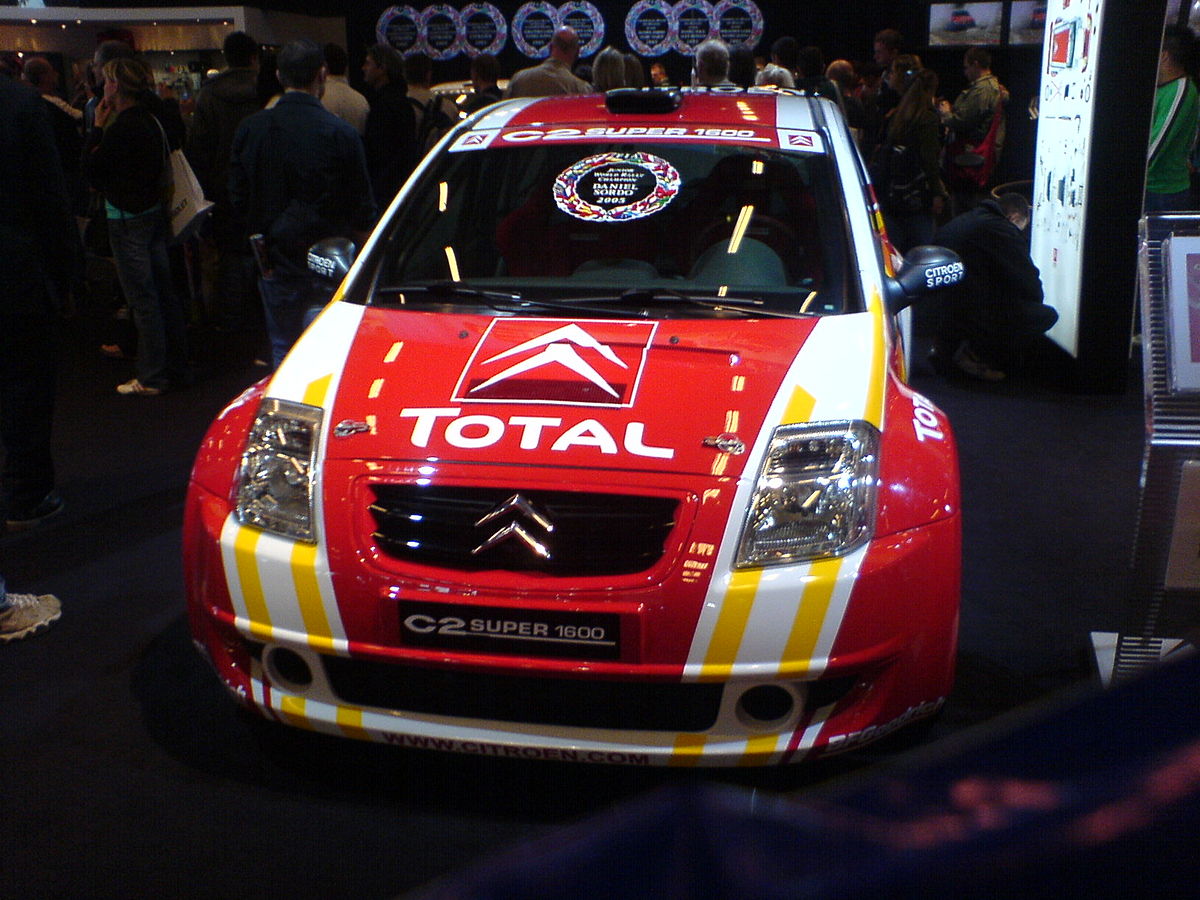 Une Citroën C2 Super 1600 au mondial de l'automobile de Paris 2006