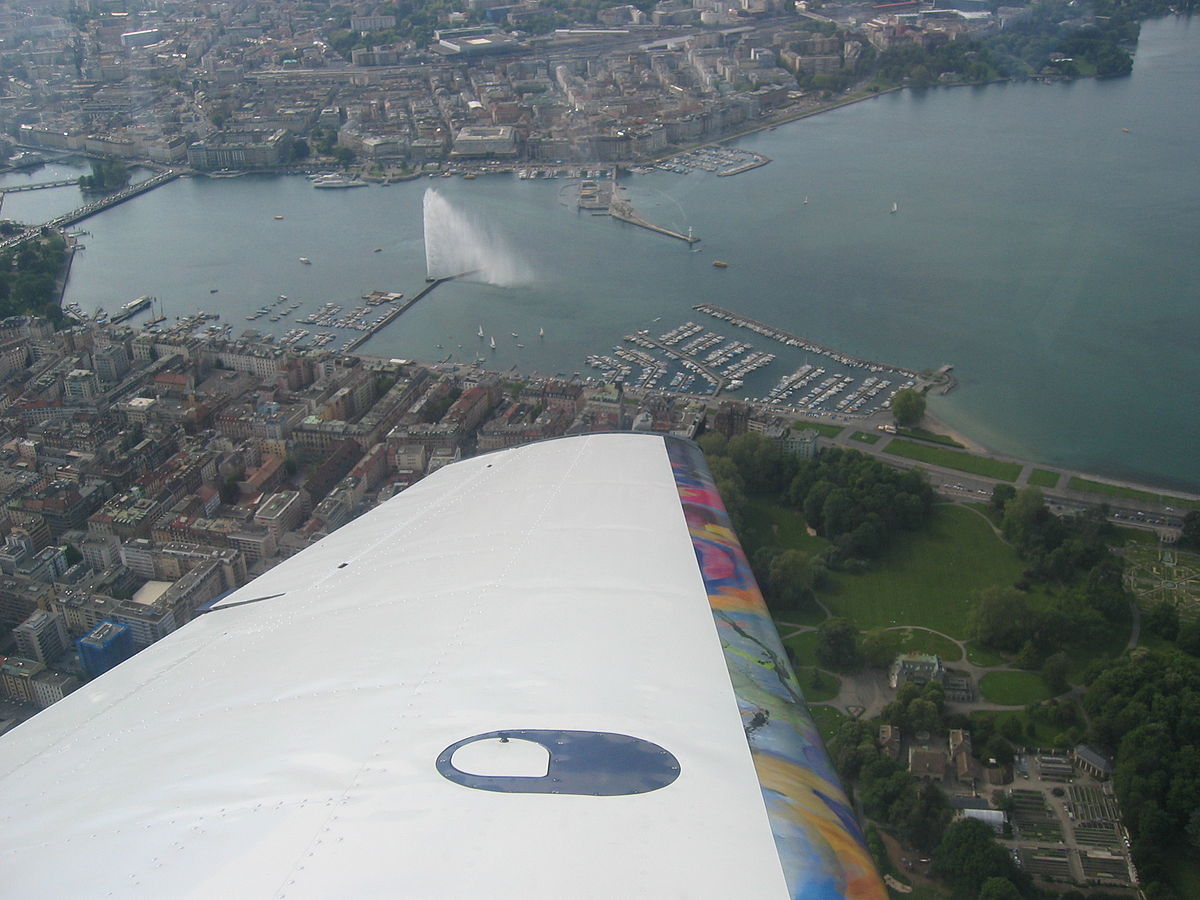 Vue du point de report « SE » de Genève (LSGG)