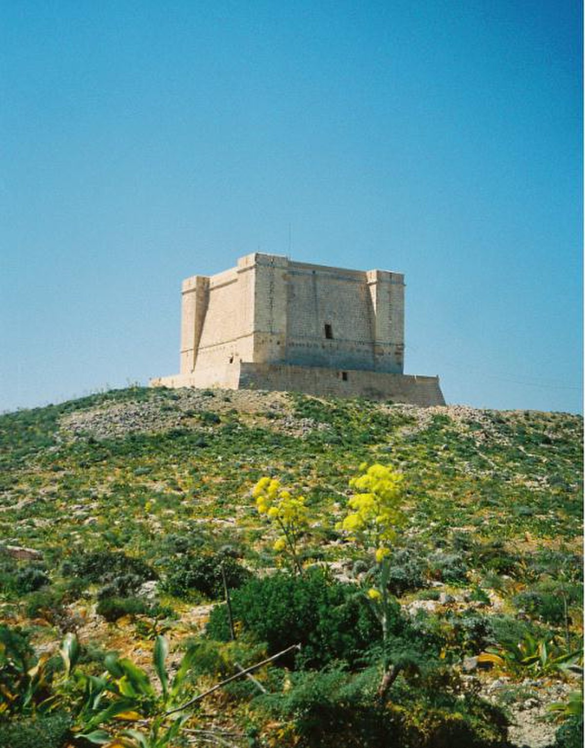 it-Torri ta' Santa Marija on Comino, built 1618