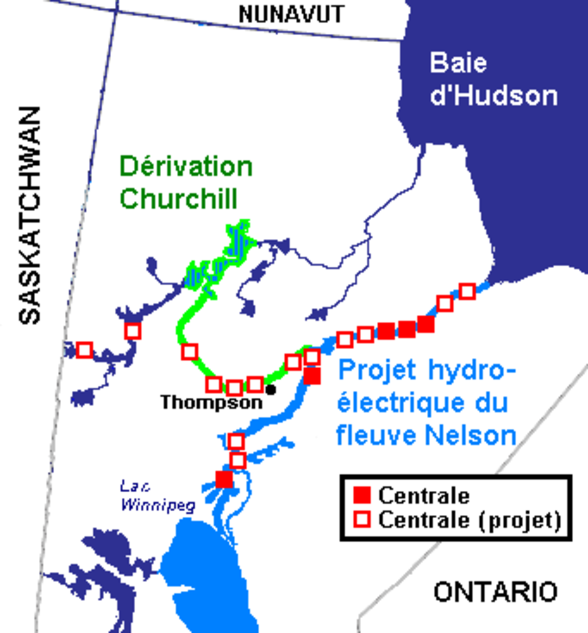 Projet hydroélectrique du fleuve Nelson