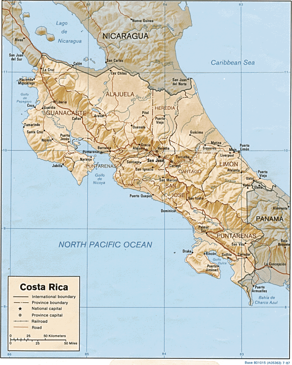 Géographie du Costa Rica