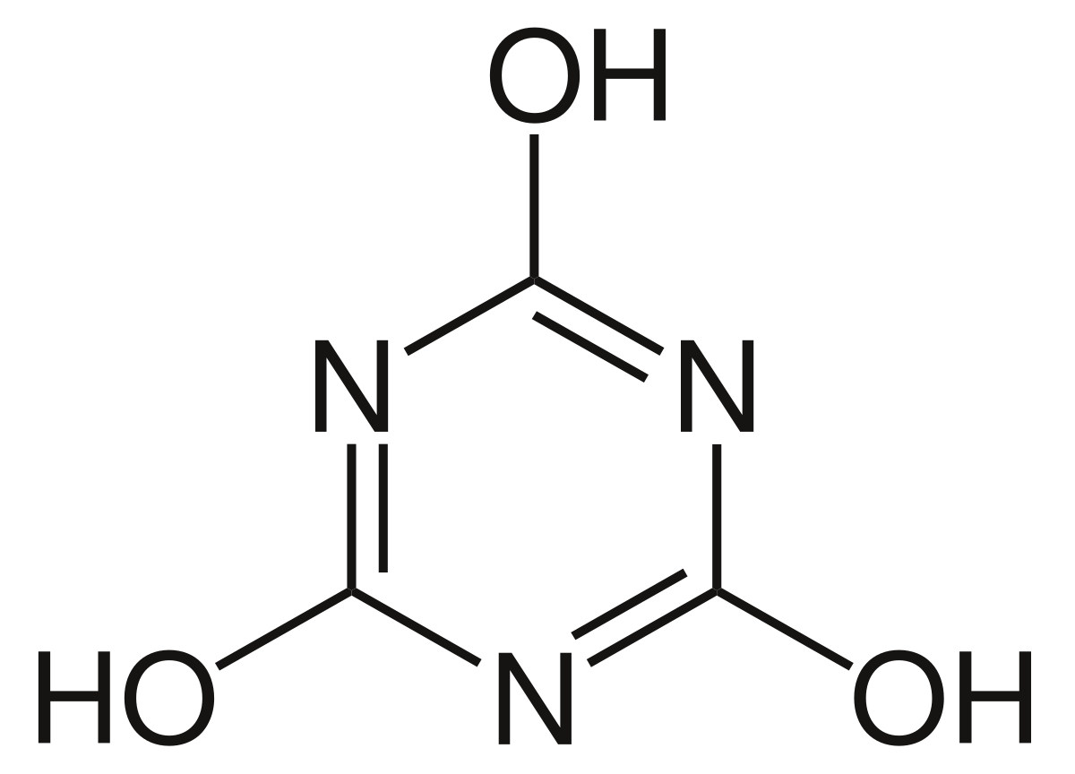 Cyanuric acid.svg