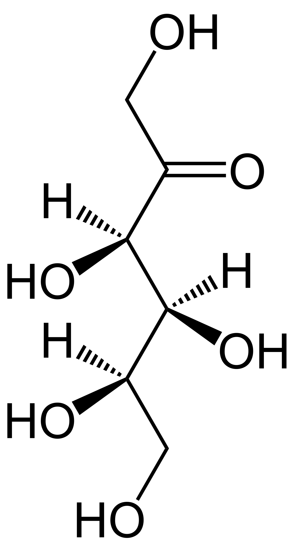 D-Sorbose Keilstrich.svg