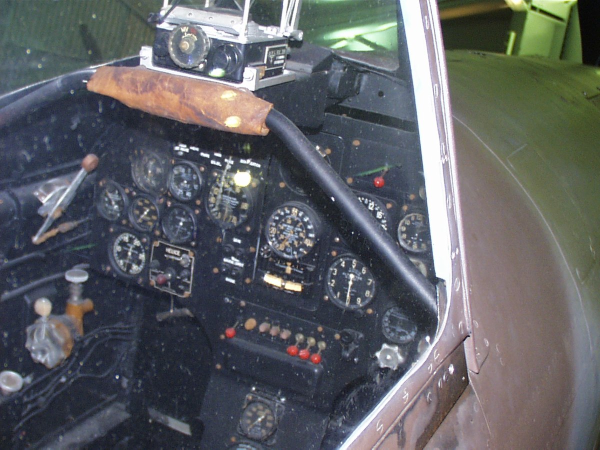 Cockpit d’un avion de chasse