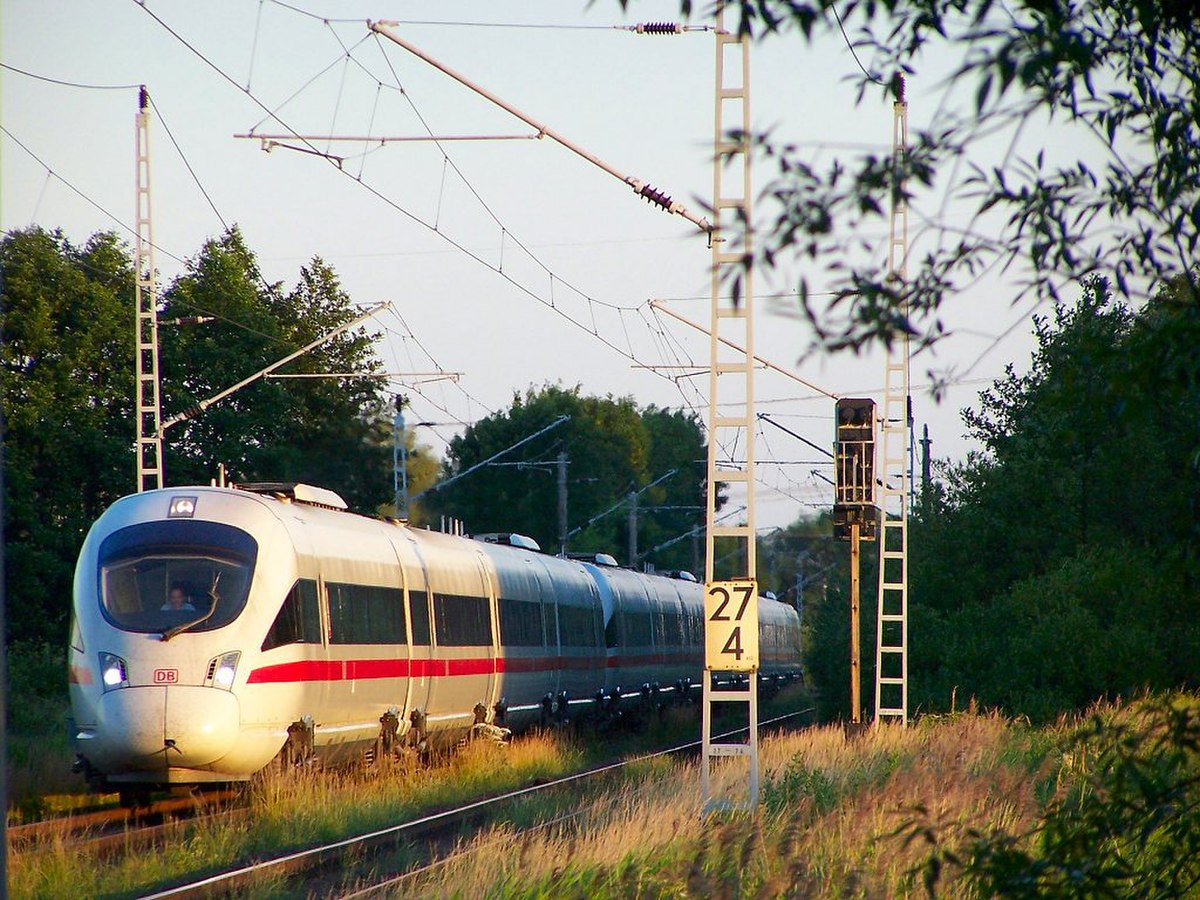 Un ICE-TD triple traction en service spécial de Berlin à Warnemünde
