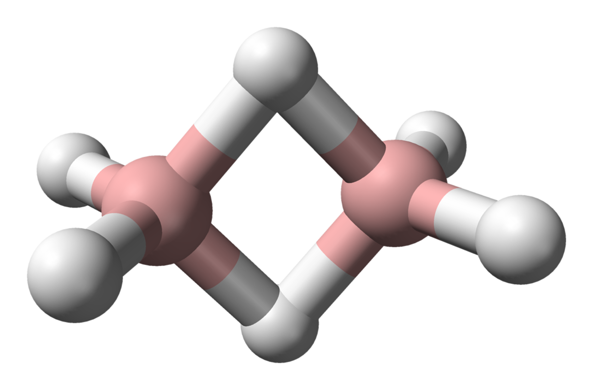 Structure du diborane