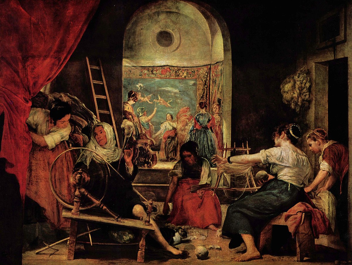 Description du rouet par Velázquez