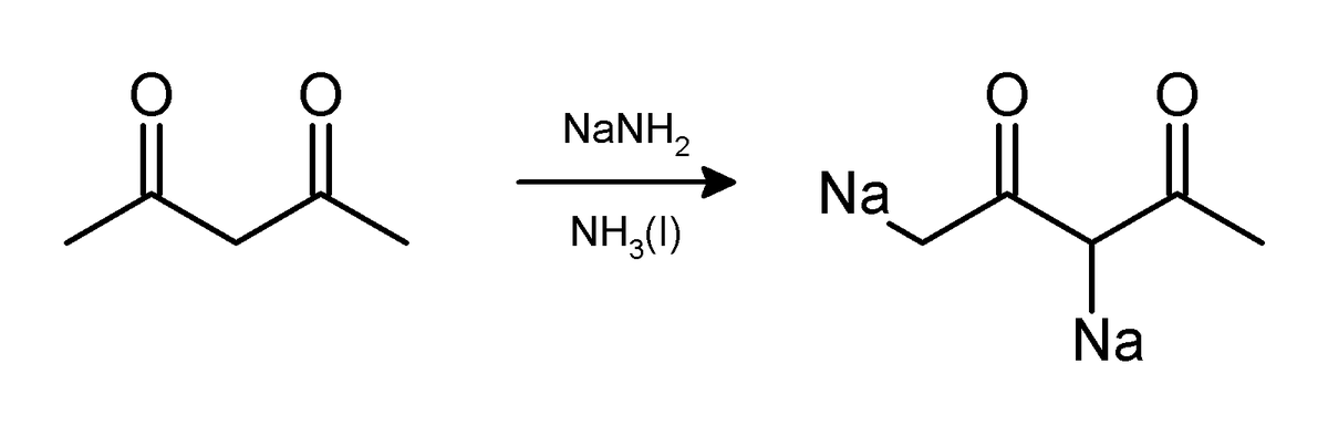 Double deprotonation of acetylacetone.png