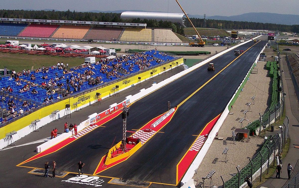 Piste de dragster à Hockenheim