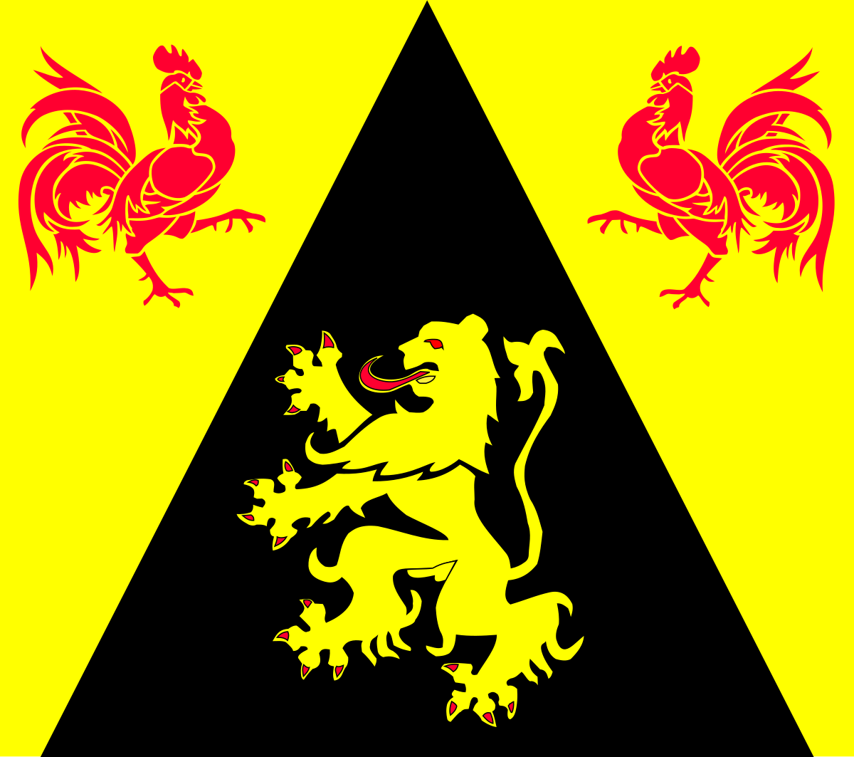 Drapeau de la province du Brabant wallon